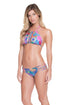 Luli Fama Sunburst Strings To Braid Halter Top